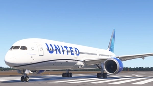United Airlines N12010 Asobo Boeing 787-10 - 4K thumbnail 6