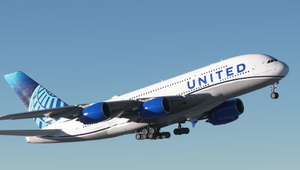United Airlines N380UA Fictional FlyByWire A380X [Cabin] - 8K thumbnail 7