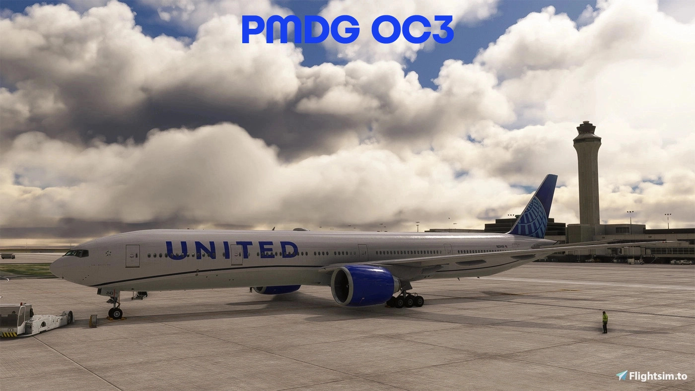 United Airlines  + Cabin PMDG 777-300ER Six Pack - Image 1