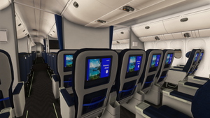 United Airlines  + Cabin PMDG 777-300ER Six Pack thumbnail 9