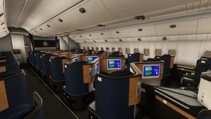 United Airlines  + Cabin PMDG 777-300ER Six Pack thumbnail 11
