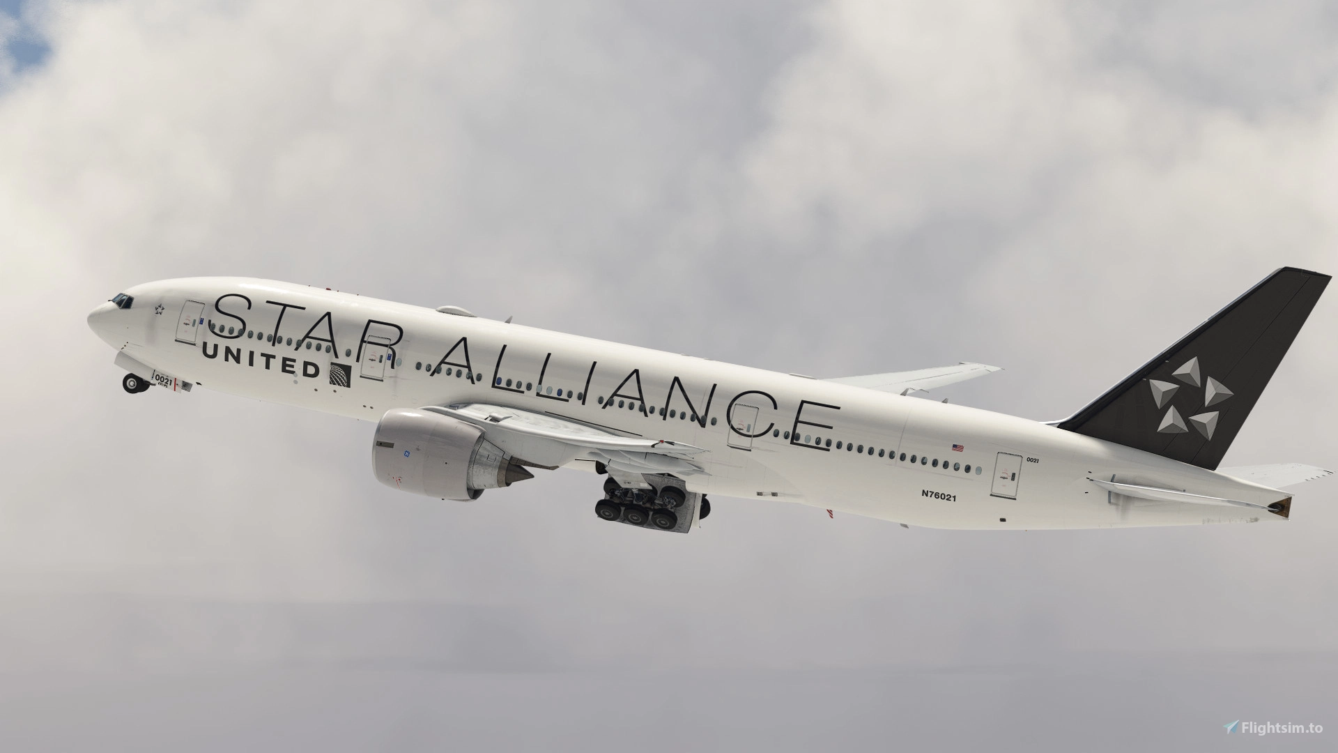 United Airlines 'Star Alliance' [Pack] w/Cabin | PMDG B777-200ER