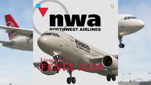 Northwest 'Silver Compass' Fleet Pack | Fenix A320 V2 | 8K & 4K