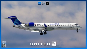 United Express (GoJet) Livery Pack  | Aerosoft CRJ550 V2 | 4K thumbnail 5