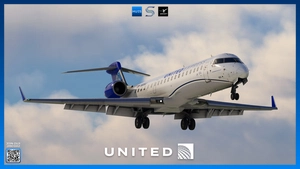 United Express (GoJet) Livery Pack  | Aerosoft CRJ550 V2 | 4K thumbnail 7