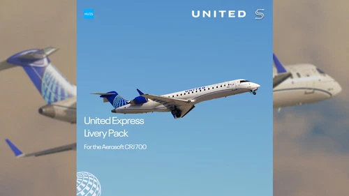 United Express (SkyWest) Livery Pack | Aerosoft CRJ700 V2 | 4K
