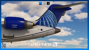 United Express (SkyWest) Livery Pack | Aerosoft CRJ700 V2 | 4K thumbnail 3