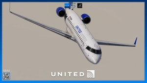 United Express (SkyWest) Livery Pack | Aerosoft CRJ700 V2 | 4K thumbnail 7