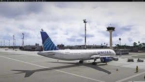 United N44501 livery for Inibuilds A321NEO/LR MSFS2024 (with cabin) thumbnail 1