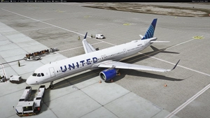 United N44501 livery for Inibuilds A321NEO/LR MSFS2024 (with cabin) thumbnail 4