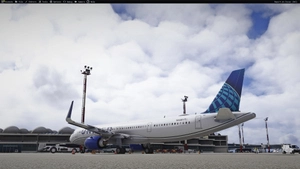 United N44501 livery for Inibuilds A321NEO/LR MSFS2024 (with cabin) thumbnail 6