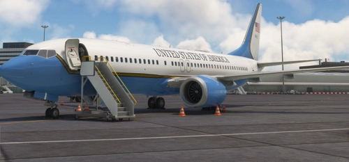 US Air Force Livery for iFLY 737 max  C40 C Style