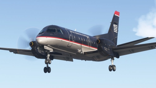 US Airways Express (Colgan Air - N338CJ) - Microsoft/Carenado SAAB 340
