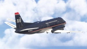 US Airways Express (Colgan Air - N338CJ) - Microsoft/Carenado SAAB 340 thumbnail 4