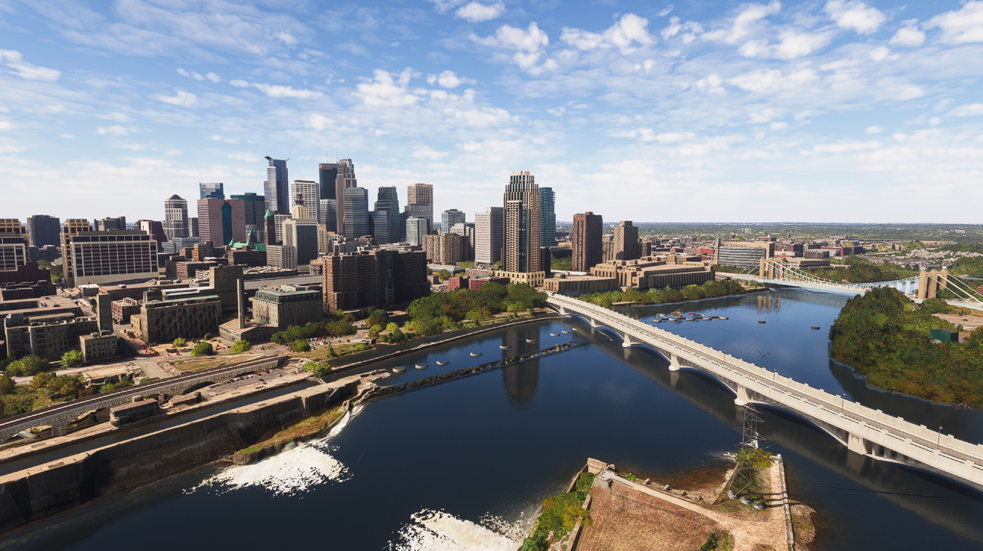 SamScene3D - USA Modern Cities Vol. 4 for Microsoft Flight Simulator | MSFS