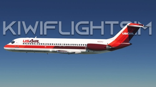 USAir N933VJ | SkySimulations DC-9-30 [4K]