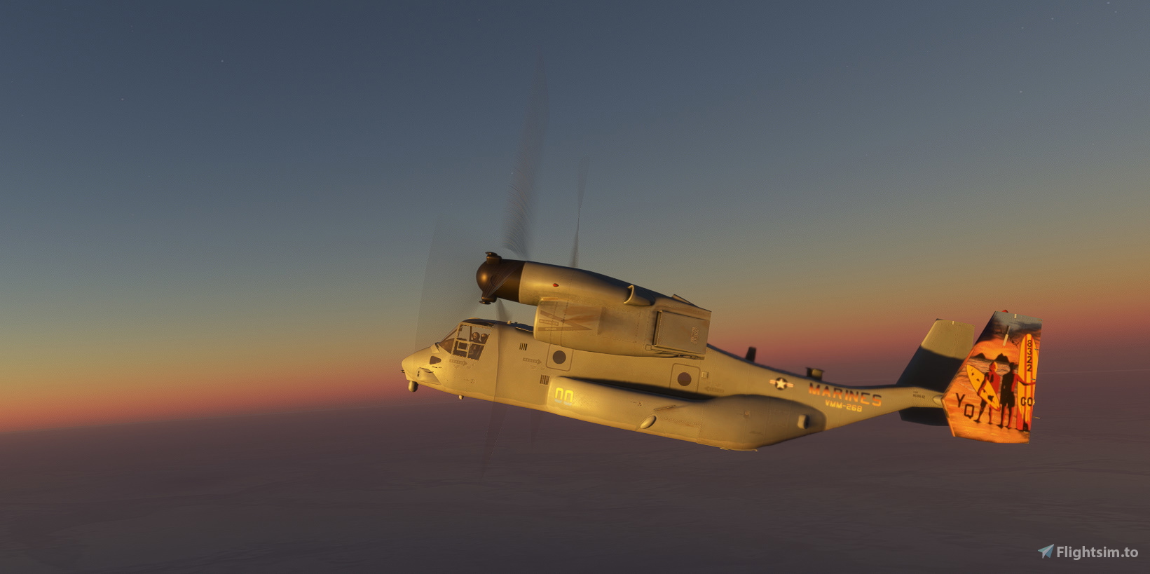 Miltech Simulations MV-22B-USMC VMM-364 