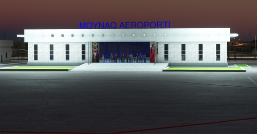 UTNM - Muinak airport scenery