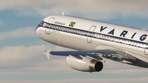 Varig Old [PT-RVR ''Fictitious''] w/Cabin | Fenix A321 IAE