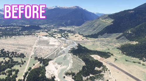 Vegetation fixes around LFNC Mont-Dauphin, Alps