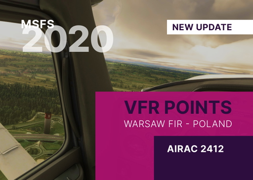 VFR Points in Poland FIR - Airac 2412 chimneys