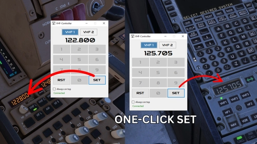 DroneSim's VHF-Controller