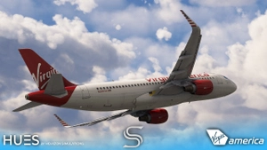 Virgin America Fleet Pack | Fenix A320 V2 | 8K & 4K thumbnail 5