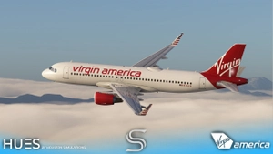Virgin America Fleet Pack | Fenix A320 V2 | 8K & 4K thumbnail 7