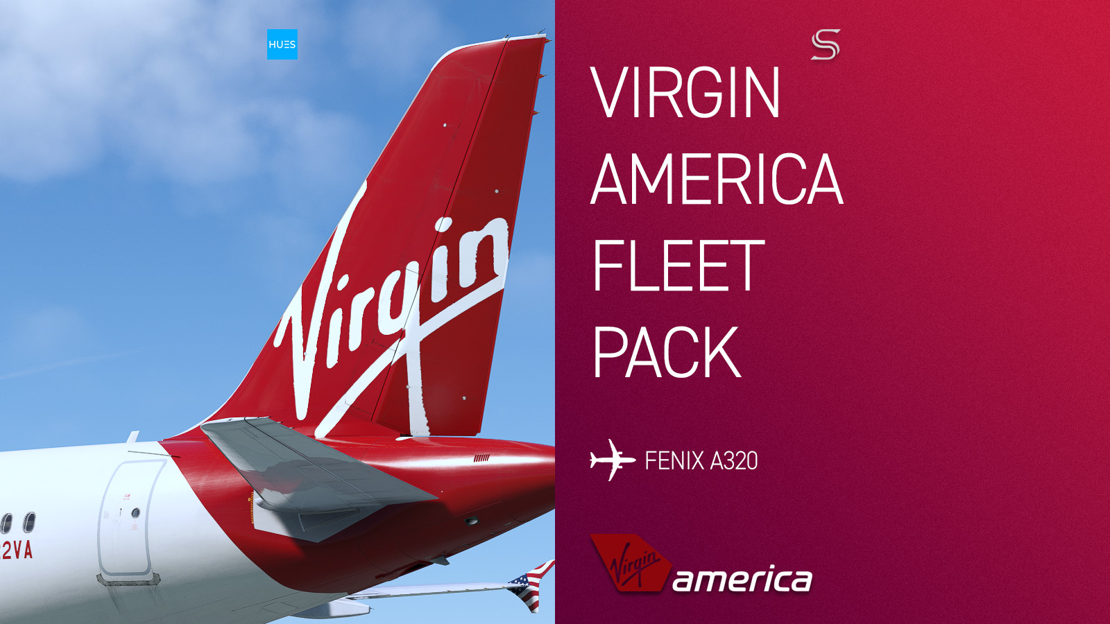 Virgin America Fleet Pack | Fenix A320 V2 | 8K & 4K - Image 1