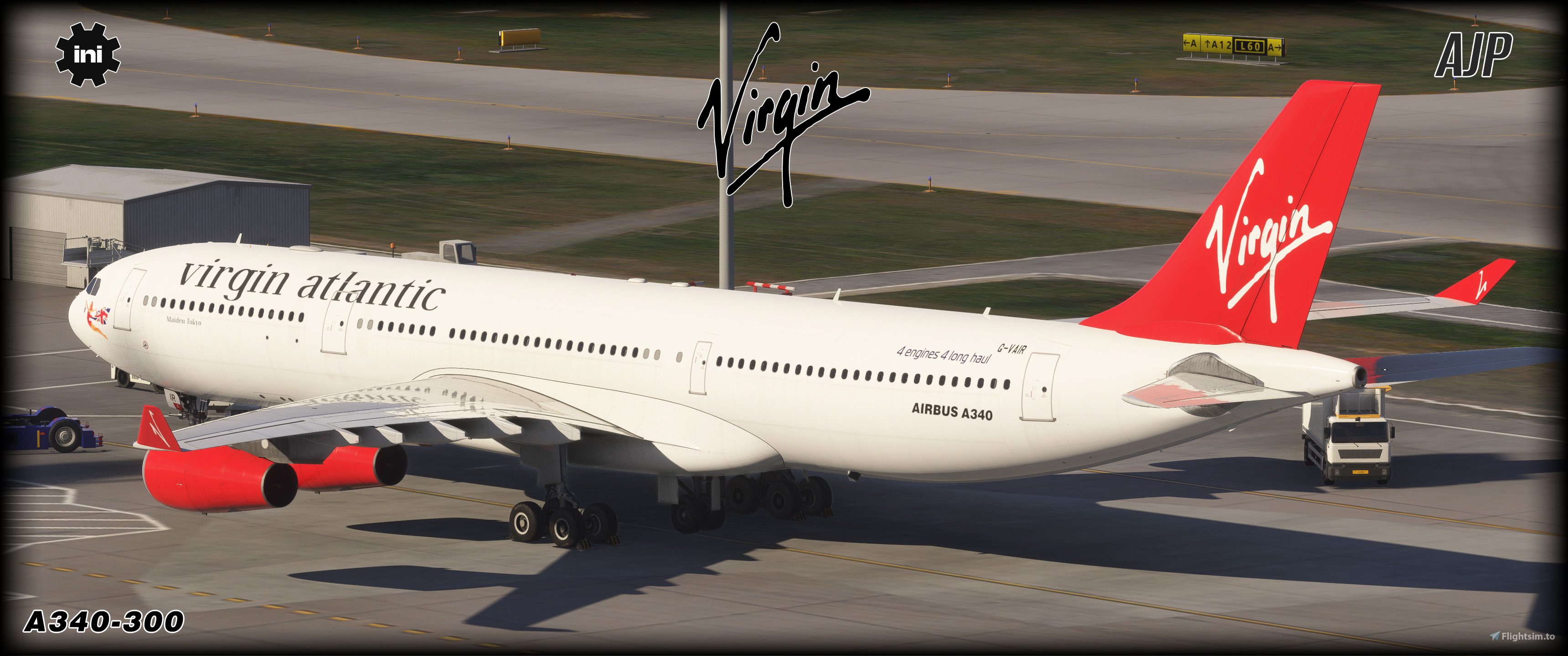 Virgin Atlantic - Retro - G-VAIR - Inibuilds A340-300 for