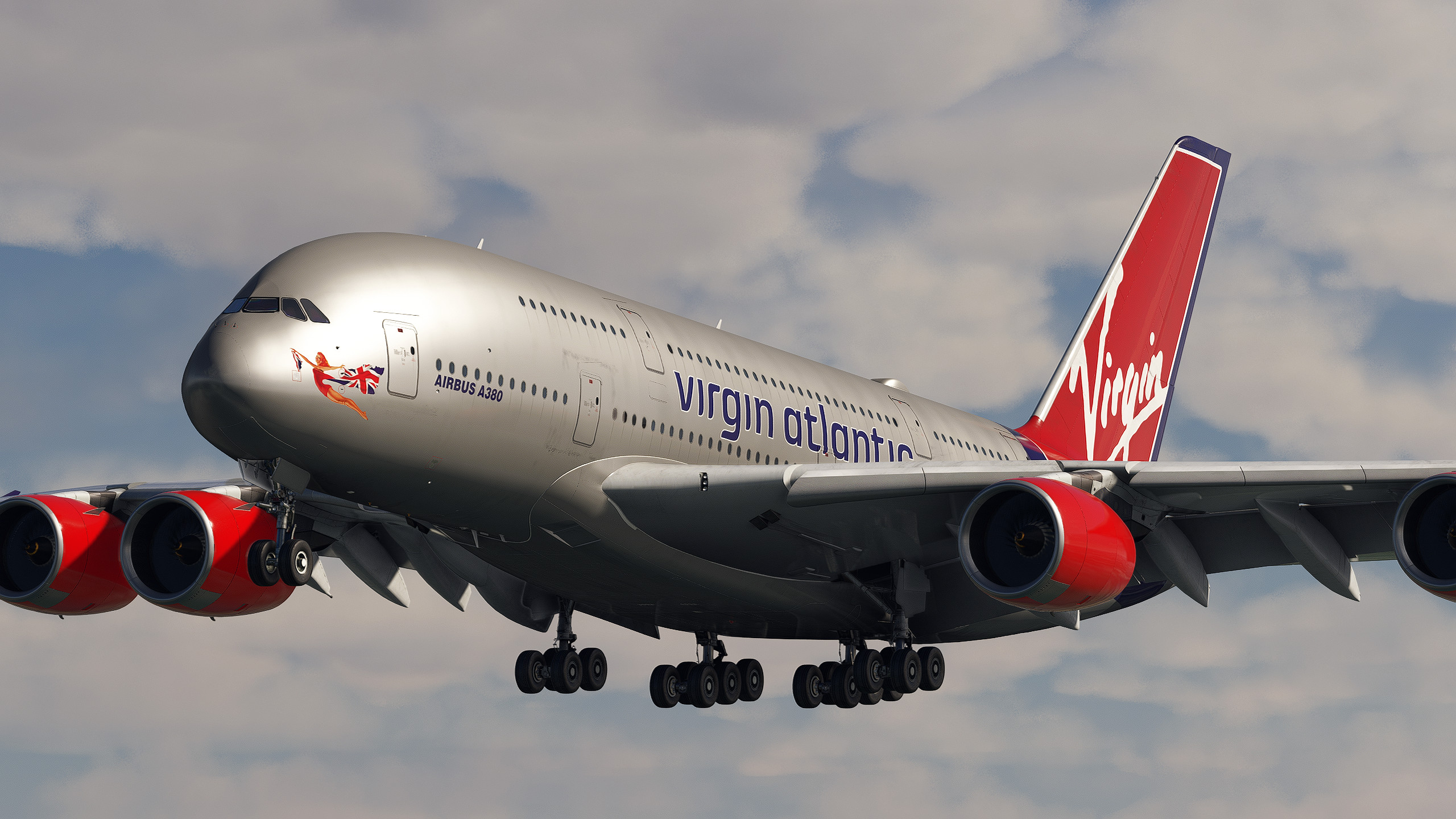 Virgin Atlantic ("Silver Dream Machine" Livery) - FlyByWire A380x - Image 1