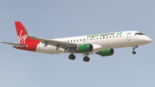 Virgin Nigeria | FSS E190 (5N-VNH) | 8K