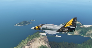 Virtavia - A-4 Skyhawk - Marinha do Brasil N1004 - VF-1  Squadron 15 Years Special Livery thumbnail 1