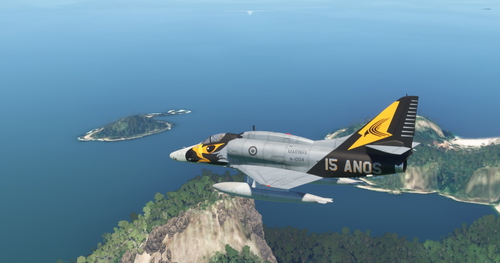 Virtavia - A-4 Skyhawk - Marinha do Brasil N1004 - VF-1  Squadron 15 Years Special Livery
