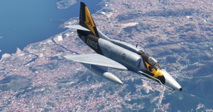 Virtavia - A-4 Skyhawk - Marinha do Brasil N1004 - VF-1  Squadron 15 Years Special Livery thumbnail 3