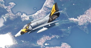 Virtavia - A-4 Skyhawk - Marinha do Brasil N1004 - VF-1  Squadron 15 Years Special Livery thumbnail 5