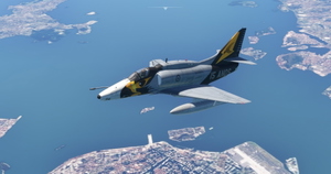 Virtavia - A-4 Skyhawk - Marinha do Brasil N1004 - VF-1  Squadron 15 Years Special Livery thumbnail 6