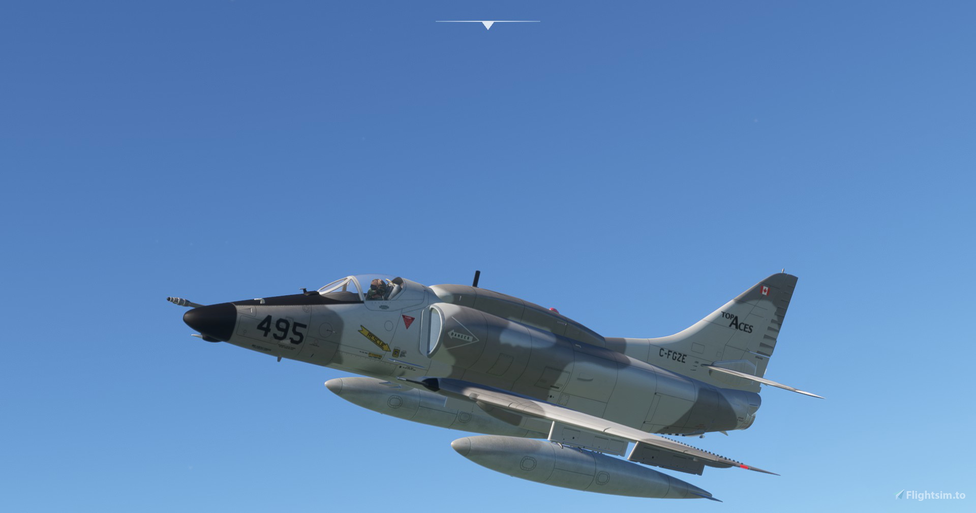 Virtavia - A-4 Skyhawk - Top Aces - C-FGZE for Microsoft