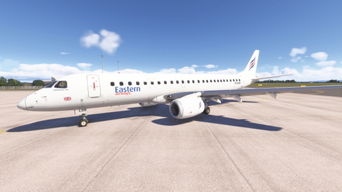 Virtualcol Emb190 Eastern Airways G-CLSN