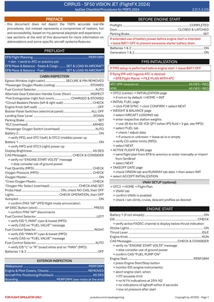 Vision Jet - JayDee  Checklist & Procedures thumbnail 2