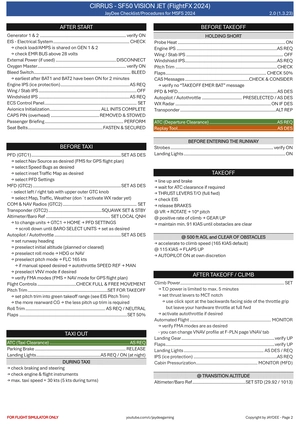 Vision Jet - JayDee  Checklist & Procedures thumbnail 3
