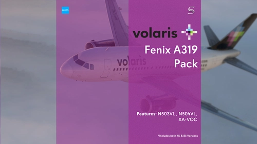 Volaris Livery Pack | Fenix A319 | 8K & 4K