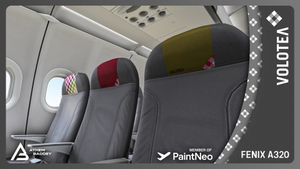 Volotea 10 Years Anniversary Livery w/Cabin For Fenix A320 | EC-NTU [8K] [BFU] thumbnail 6