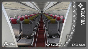Volotea 10 Years Anniversary Livery w/Cabin For Fenix A320 | EC-NTU [8K] [BFU] thumbnail 8