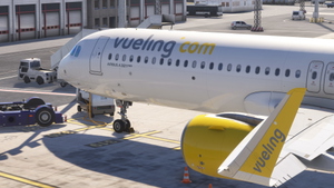 Vueling A321NEO EC-NYC livery for Inibuilds A321Neo MSFS2024 (with cabin) thumbnail 1