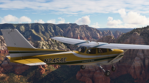 WB Sim 172 C-FTWE and Kinetic (dynamic registration)
