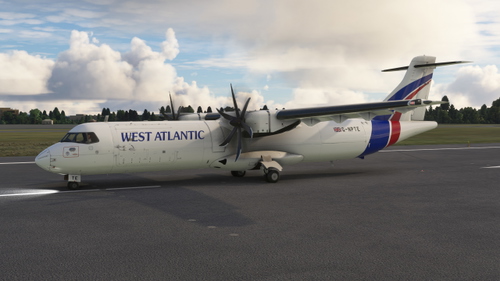 West Atlantic | G-NPTE | Asobo ATR 72-600F | 4K