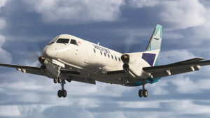 WestJet (Pacific Coastal - C-GOIA) - Microsoft/Carenado SAAB 340 thumbnail 1