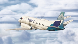 WestJet (Pacific Coastal - C-GOIA) - Microsoft/Carenado SAAB 340 thumbnail 5