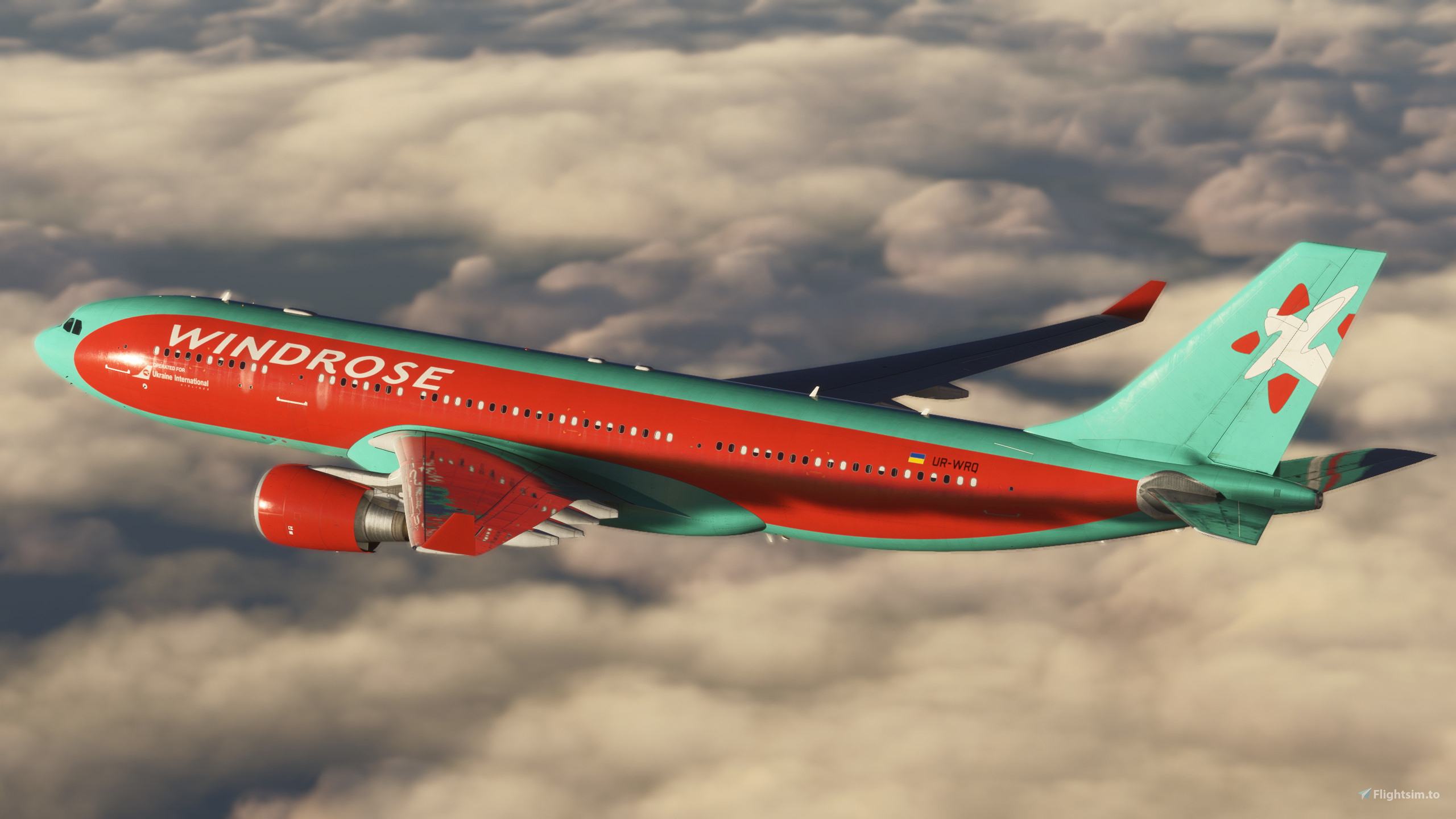 Windrose Airlines (UR-WRQ)| iniBuilds/Microsoft A330-200